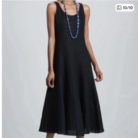 Eileen Fisher Dresses & Skirts - Eileen Fisher | 100% Irish linen Black Petite Dress